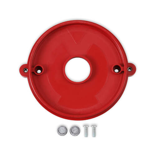 Mallory Distributor Cap Adapter, Red, Screw-Down, 81, 82, 84 Series, with Pro Cap, Each