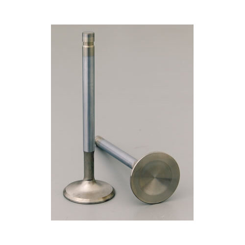 MANLEY Valve, Race Flo, Exhaust, 1.6 in. Head Dia, 0.3415 in. Stem Dia, 4.911 in. Length, SBC, Set of 8