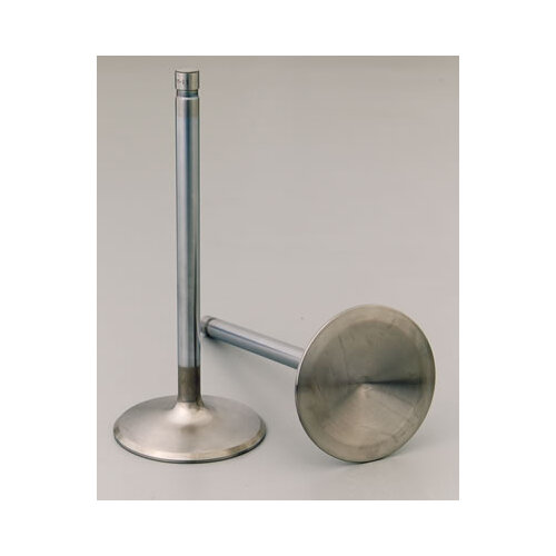 MANLEY Valve, Race Master, Exhaust, 1.88 in. Head Dia, 0.3415 in. Stem Dia, 5.422 in. Length, BBC, Set of 8