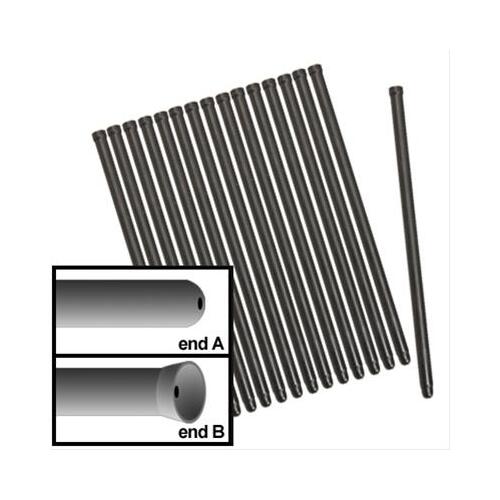 MANLEY Pushrod, Cup/Tip, 4130 Chromoly, 3/8 in. Dia, 9.295 in. Length, .080 in. Wall, 440 For Chrysler, Set of 16