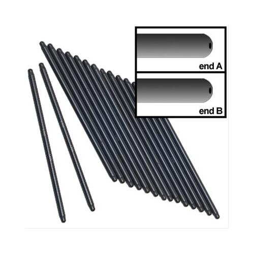 MANLEY Pushrod, Swedged End, 4130 Chromoly, 5/16 in. Dia, 9.000 in. Length, .080 in. Wall, Set of 16