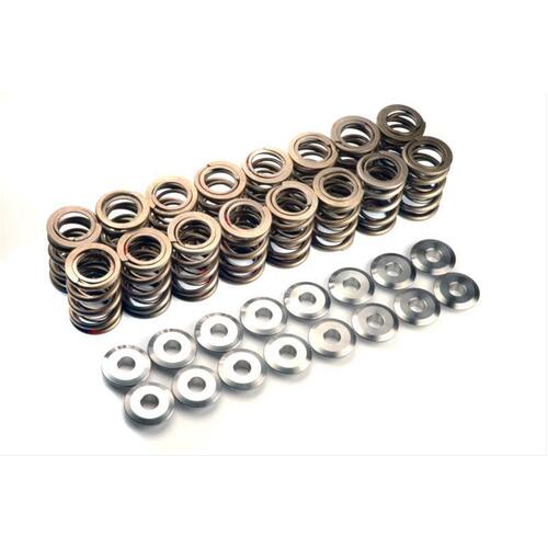MANLEY Valve Spring and Retainer, NexTek, Dual, 8mm Stem Diameter, 7 Degree Lock, 1.295 in. Spring O.D, Kit