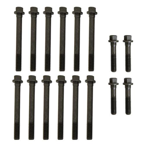 MANLEY Cylinder Head Bolts, Steel, Natural, Hex Head, For Chevrolet, Big Block, with Stock Heads, 1-Head, Set