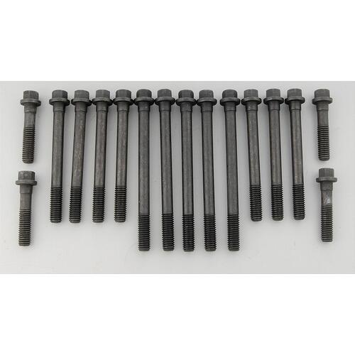 MANLEY Cylinder Head Bolts, Hex Head, Steel, Natural, For Chevrolet, Big Block, with Brodix, Merlin, Heads, 1-Head, Set