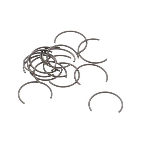 MANLEY Piston Wrist Pin Retainers, Wire Lock Type, Steel, .061 in. Thickness, 0.990 in. Wrist Pin Diameter, Set of 16