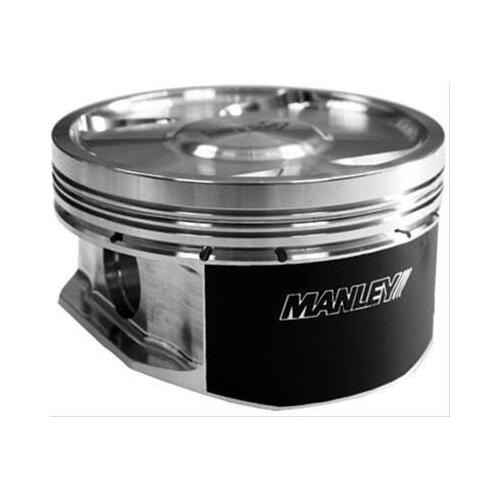 MANLEY Piston, Coated, 1.304 in. Compression Distance, 4.080 in. Bore Size, -12cc Dish, Coated, For Chevrolet SB, Each