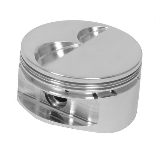 MANLEY Piston, 1.125 in. Compression Distance, 4.030 in. Bore Size, Flat Top, For Chevrolet SB, Set of 8