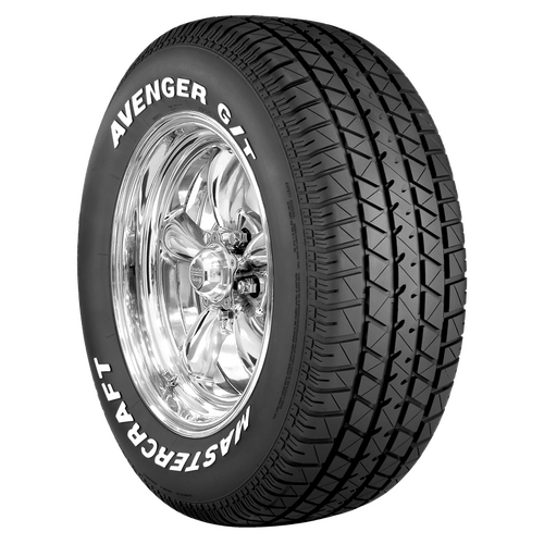 Mastercraft Tyre Radial, Muscle Car AVENGER G/T, 235/60R14, Solid White Letters, Each