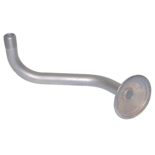 MELLING Oil Pickup Tube and Screen, Steel, 2.28 in. Screen Dia., 0.40 in. Tube I.D., 5.98 in. Length, Each