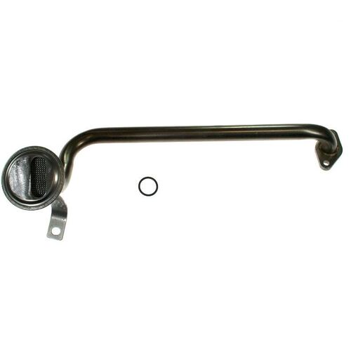 MELLING Oil Pickup Tube and Screen, Stainless Steel, 2.51 in. Screen Dia., .65 in. Tube I.D., 6.34 in. Length, For Ford, For Lincoln, 4.6L, 5.4L, Set