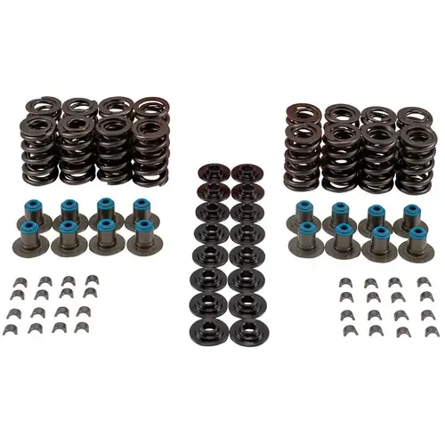 Melling GM LS Dual Valve Spring Kit with Steel Retainers 160LBS@ 1.800" Seat Pressure, 482LBS @ 1.100" Open Pressure, 1.045" Coil Bind, Kit