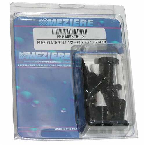 Meziere Flex Plate Bolt, 1/2-20 X 7/8 in. 8 Bolts