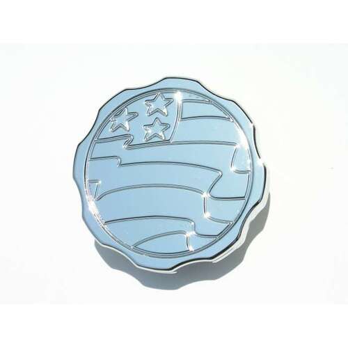 Meziere Radiator Cap 16Lb Chrome Flag