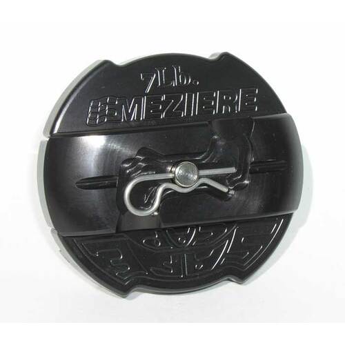 Meziere Radiator Cap, Safecap, Billet Aluminum, Black Anodized, 7 psi, Each
