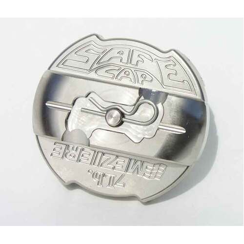 Meziere Radiator Cap, Safecap, Billet Aluminum, Nickel, 7 psi, Each