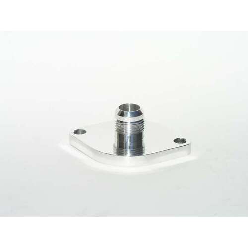 Meziere Water Neck, Billet Aluminium, -12AN Manifold Outlet w/ O-Ring Polished, Each