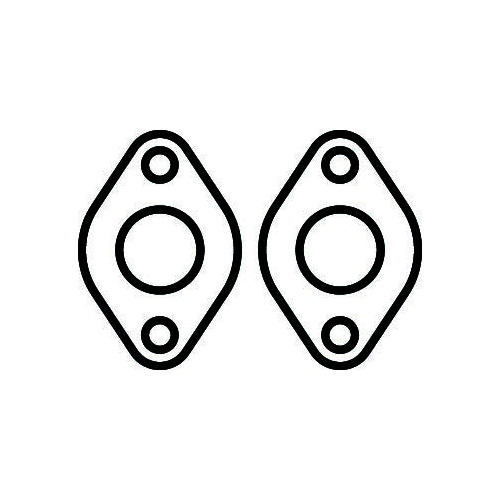Meziere Bb Chevy Flange Gasket Pair