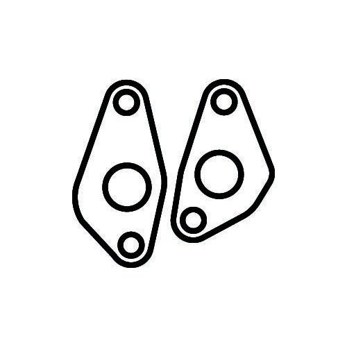 Meziere Gasket, Water Pump, High-Density Paper, Ford, Pair