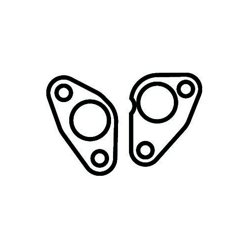 Meziere Gaskets, Water Pump, High-Density Paper, Ford, Small Block Windsor, Pair