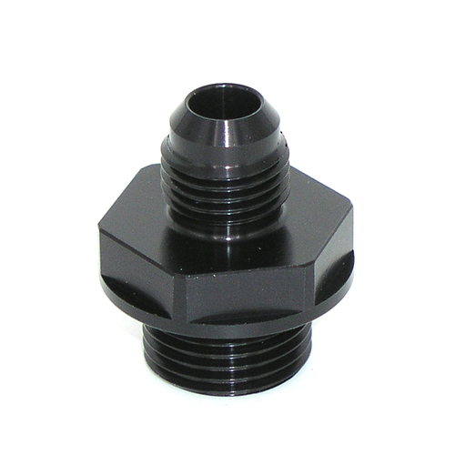 Meziere Port Fitting, 8AN ORB to 06AN Polished, Each
