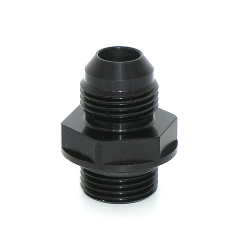 Meziere Port Fitting, 8AN ORB to 08AN Blue, Each