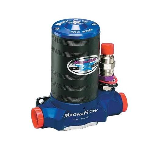 MagnaFuel Fuel Pump, Electric, ProStar 500 w/Filter, External, Gas/Alcohol, Single -12 AN Inlet/Outlet, 25-36 psi., 2,000 HP, Universal, Each