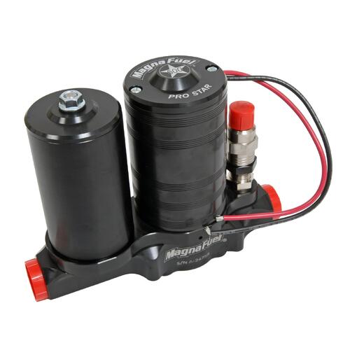 MagnaFuel Fuel Pump, Electric, ProStar 500 w/Filter, External, Gas/Alcohol, Single -12 AN Inlet/Outlet, 25-36 psi., 2,000 HP, Universal, Each