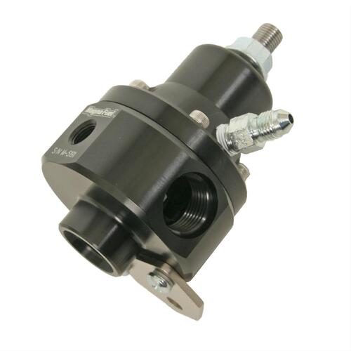 MagnaFuel Fuel Pressure Regulator, EFI, Boost Reference, Return Style, Black, 35-85 psi, Inline, Each