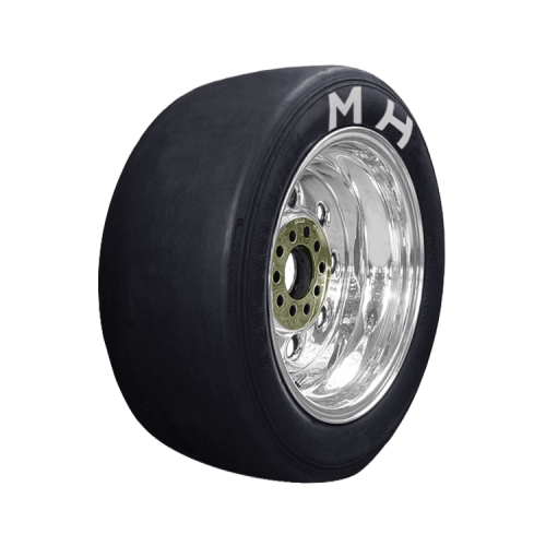 M&H Tyre, Drag Slick, 8.5 x 24.5-13, Bias-Ply, 704 Compound, Blackwall, Each