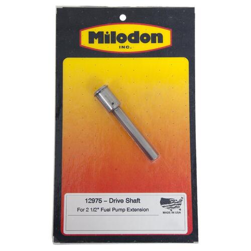 MILODON Fuel Pump Drive Extension, Replacement Shaft, 5.50 in, 3/8 in. Hex Drive, Each
