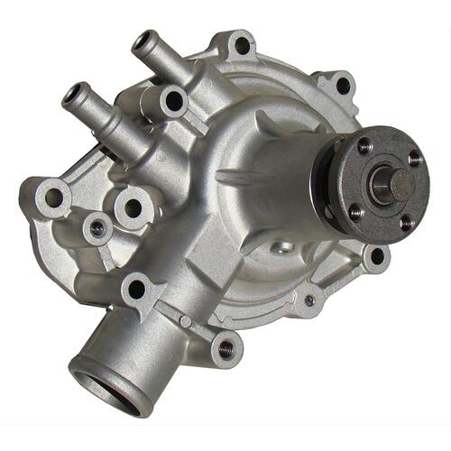 MILODON Water Pump, Mechanical, High-Volume, 1965-1969, For Ford, 289/302/351W, Passenger Side Inlet, Aluminum, Each