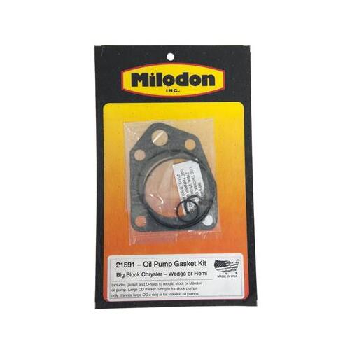 MILODON Oil Pump Gasket, Cork/Neoprene, For Chrysler, For Dodge, For Plymouth, Kit