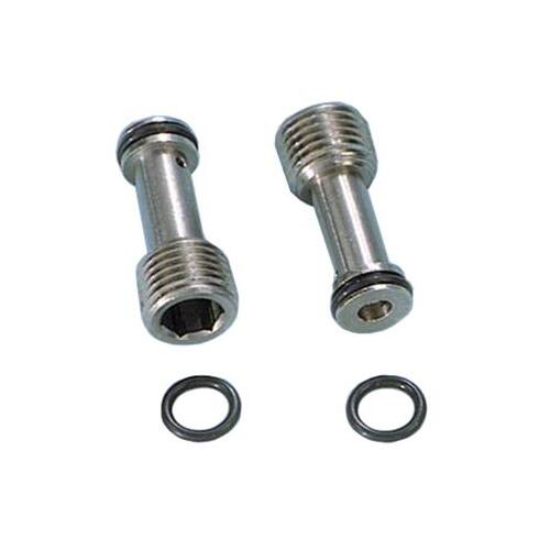 MILODON Oil Restrictors, .0625 in. Orifice Diameter, Aluminum, For Chevrolet, Big Block/Small Block, Pair