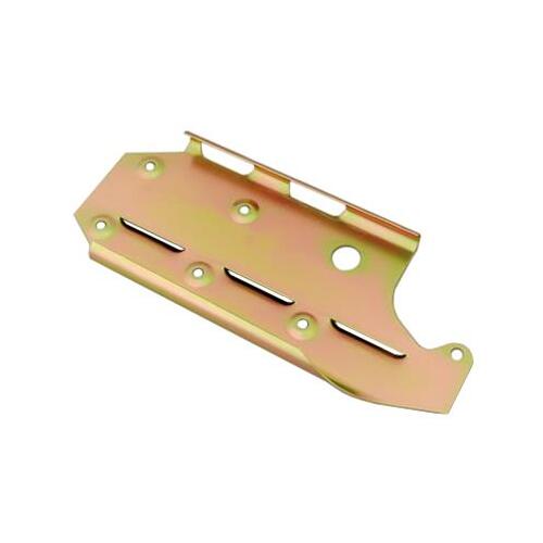 MILODON Windage Tray, Steel, Gold Iridite, Louvered, Rear Sump, For Chevrolet, Small Block, Each