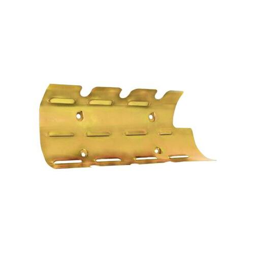 MILODON Windage Tray, Steel, Gold Iridite, Louvered, Rear Sump, For Pontiac, V8, Each