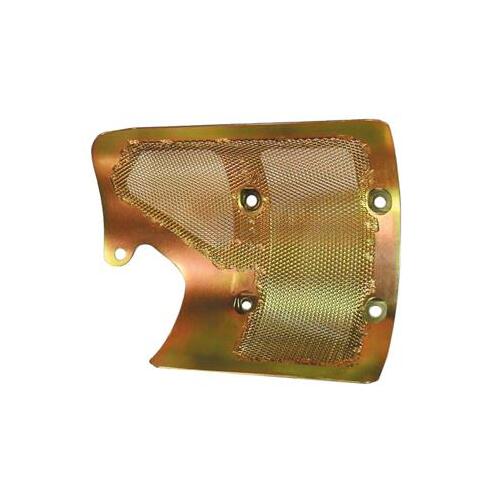 MILODON Windage Tray, Diamond Stripper, Steel, Gold Iridite, Rear Sump, For Chevrolet, Big Block, Each