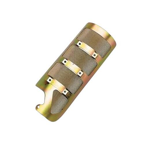 MILODON Windage Tray, Diamond Stripper, Steel, Gold Iridite, Full Length Sump, For Chevrolet, Big Block, Each
