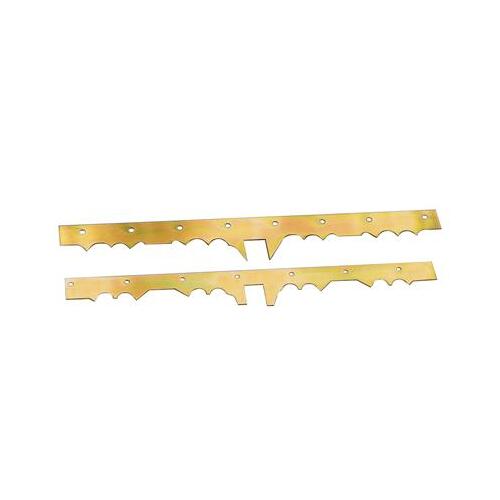 MILODON Crankshaft Scraper, Steel, Gold Iridite, For Chevrolet, Small Block, Each