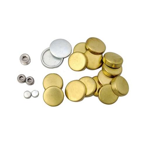 MILODON Freeze Plug Kit, Brass, For Chrysler, 273, 318, 340, 360, Kit