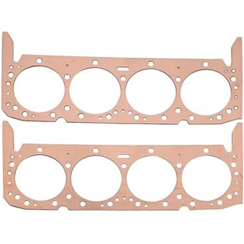 Milodon Head Gaskets, Copper, 4.155 in. Bore, .040 in. Compressed Thickness, For Chevrolet, Small Block, Pair