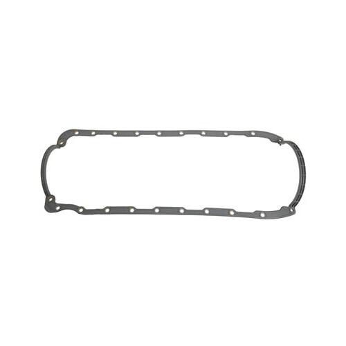 MILODON Oil Pan Gasket, One-Piece, Rubber with Steel Core, 2-Piece Rear Main Seal, For Chevrolet, Big Block, Each