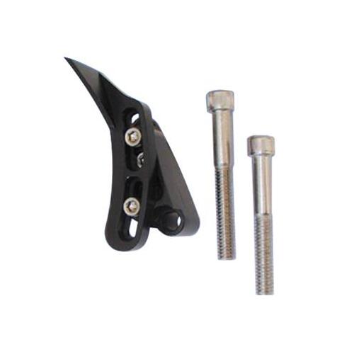 MILODON Timing Pointer, Billet Aluminum, Black, 6.325 in, 7.074 in, Diameter Balancers, For Ford, Each