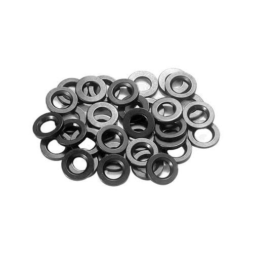 MILODON Washers, Chromoly, Black Oxide, .4375 in. I.D, Set of 34