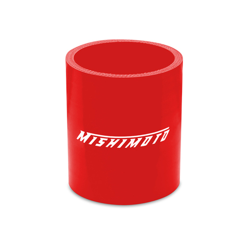 Mishimoto Coupler, Silicone, Straight, Red, 2.25 in., Each