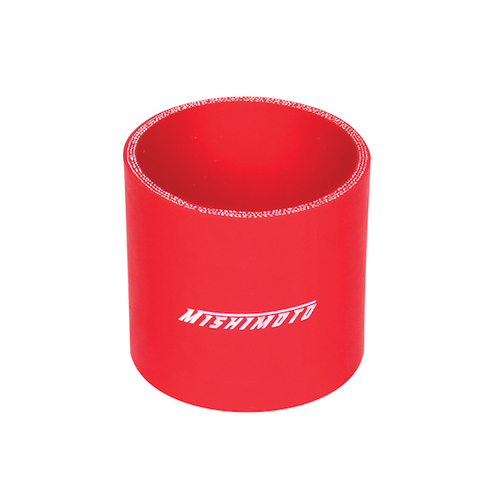 Mishimoto Coupler, Silicone, Straight, Red, 2.5 in., Each