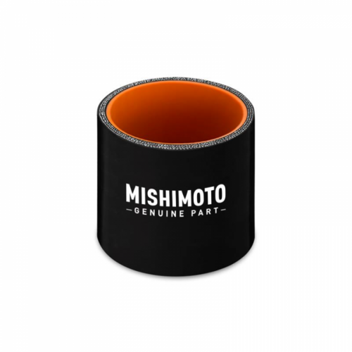 Mishimoto Coupler, Silicone, Straight, Black, 3 in., Each