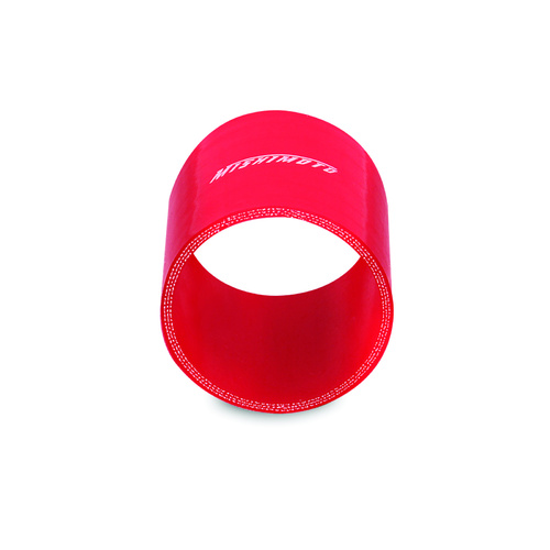 Mishimoto Coupler, Silicone, Straight, Red, 3 in., Each
