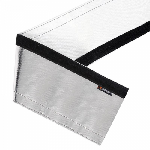 Mishimoto Heat Shielding Sleeve, Silver 1 in.x36 in., Each