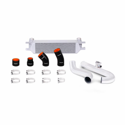 Mishimoto Intercooler, Performance, For FORD MUSTANG ECOBOOST 2015+, Silver w/ Polished Pipes, Kit