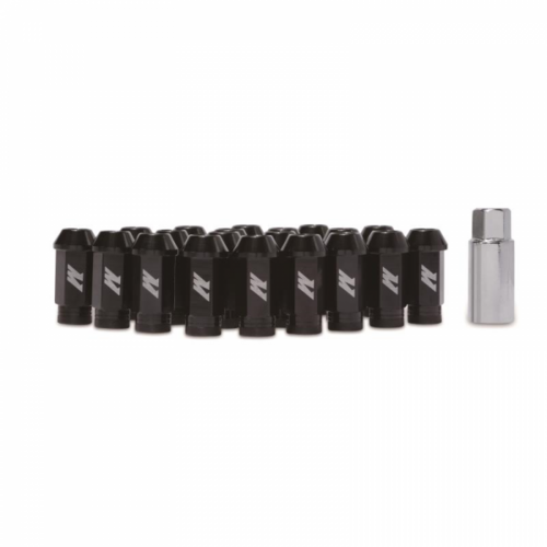 Mishimoto Locking Lug Nuts, Aluminium, Black, M12 x 1.25, Set